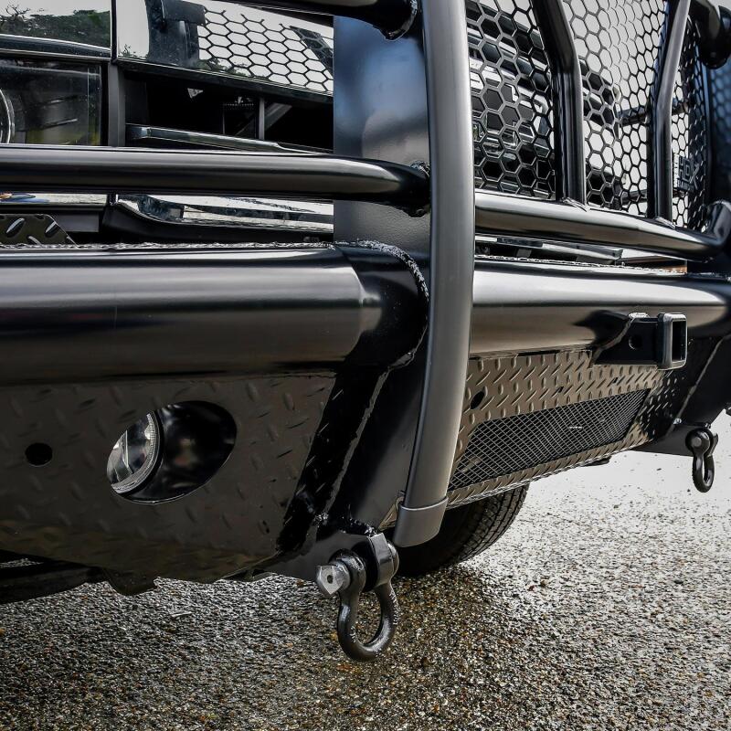 Westin/HDX Bandit 15-19 Chevrolet Silverado 2500/3500 Front Bumper - Black - Image 7