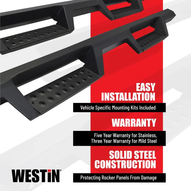 Westin HDX Stainless Drop Hitch Step 34in Step 2in Receiver - Textured Black - Image 3